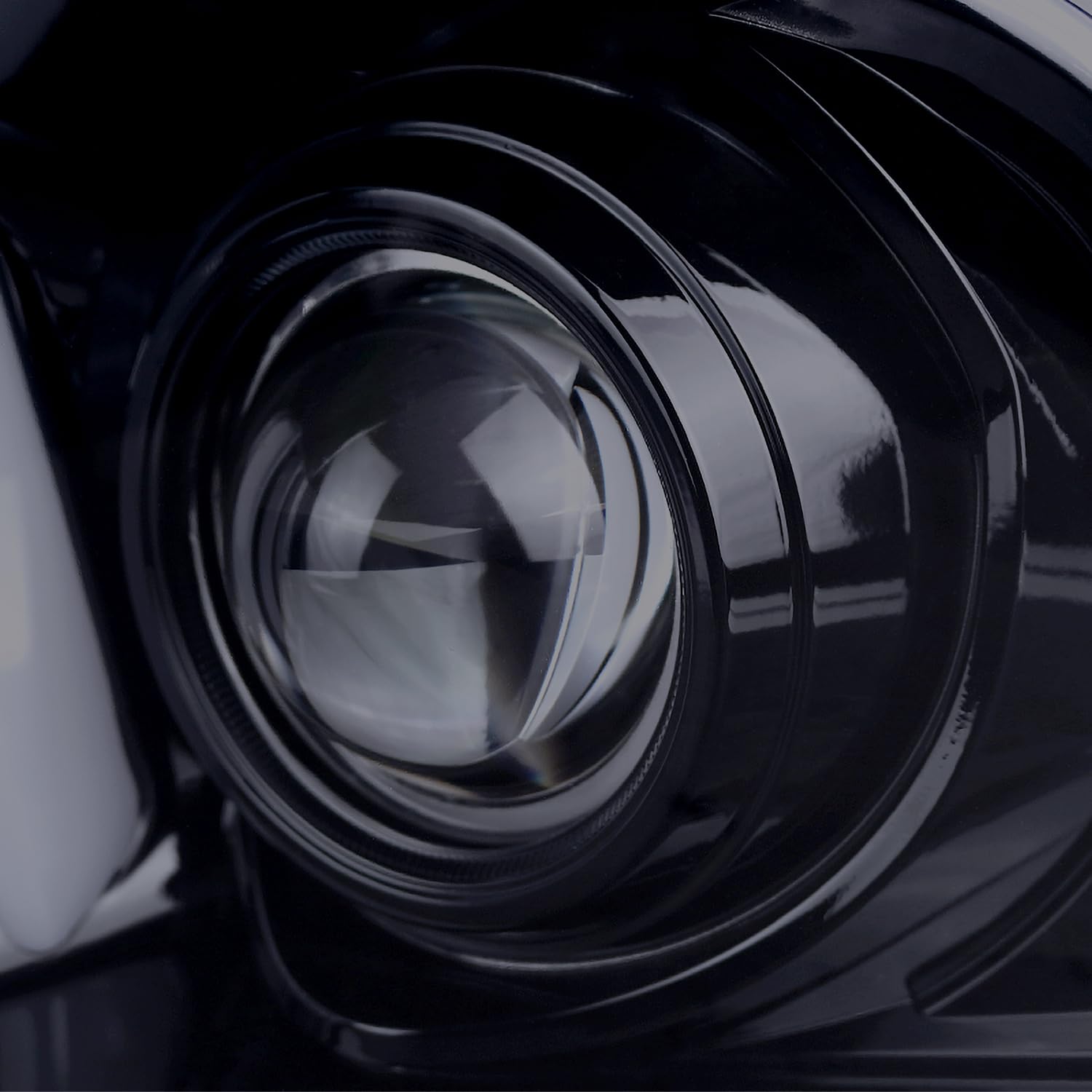 Smoke Projector Headlights SPEC-D TUNING Compatible with 2005-2009 Ford Mustang, Left + Right Pair Headlamps Assembly