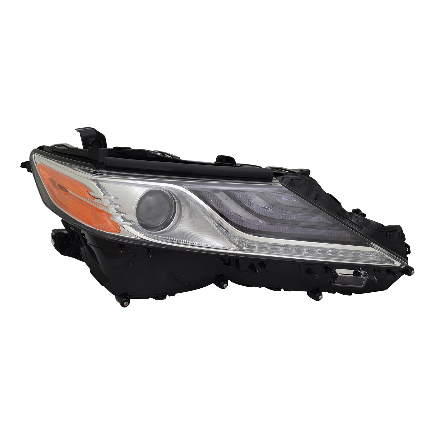 Right TYC Headlight Assembly Compatible with 2018-2018 Toyota Camry