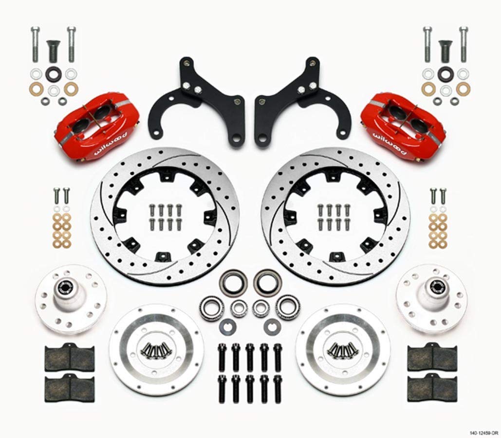Front Disc Brake Kit Wilwood 140-12459-DR (63-64 Vette 12.19in), 1 Pack