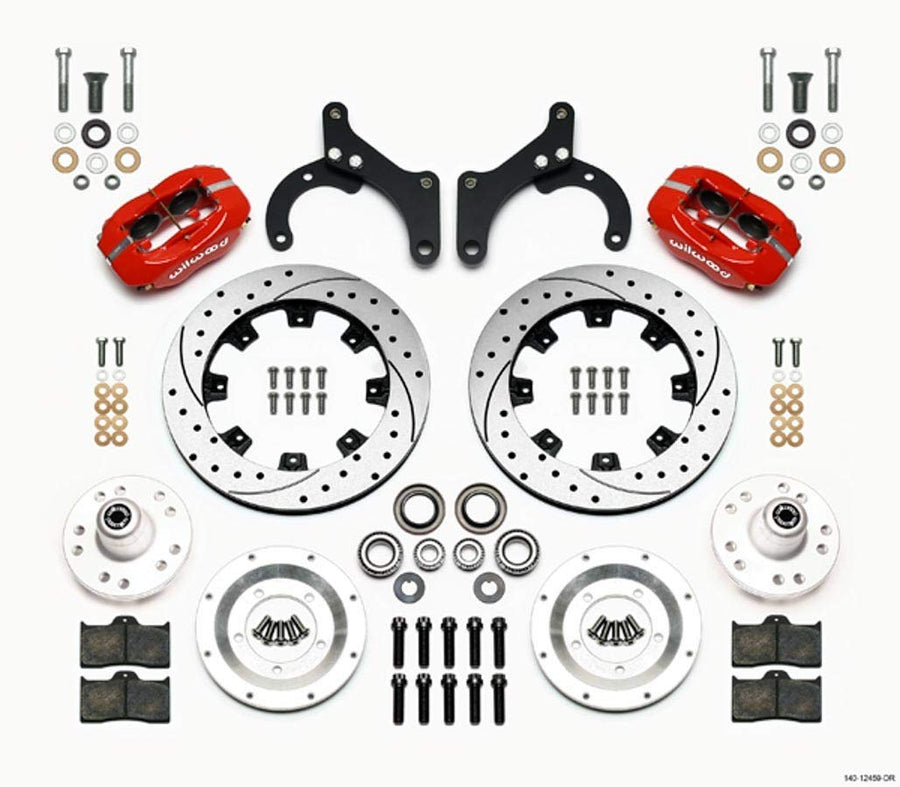 Front Disc Brake Kit Wilwood 140-12459-DR (63-64 Vette 12.19in), 1 Pack