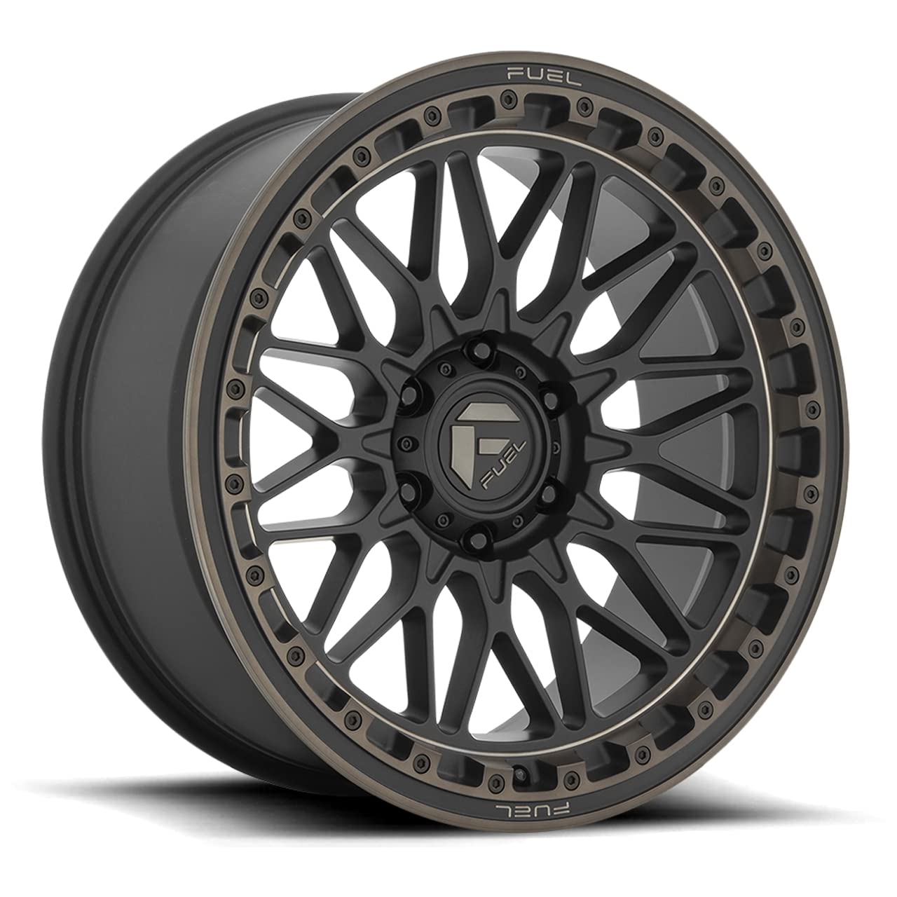 D759 TRIGGER FUEL OFF-ROAD 17X9, 5X5.0, 4.53, -12mm MATTE BLACK DARK TINT - D75917907545