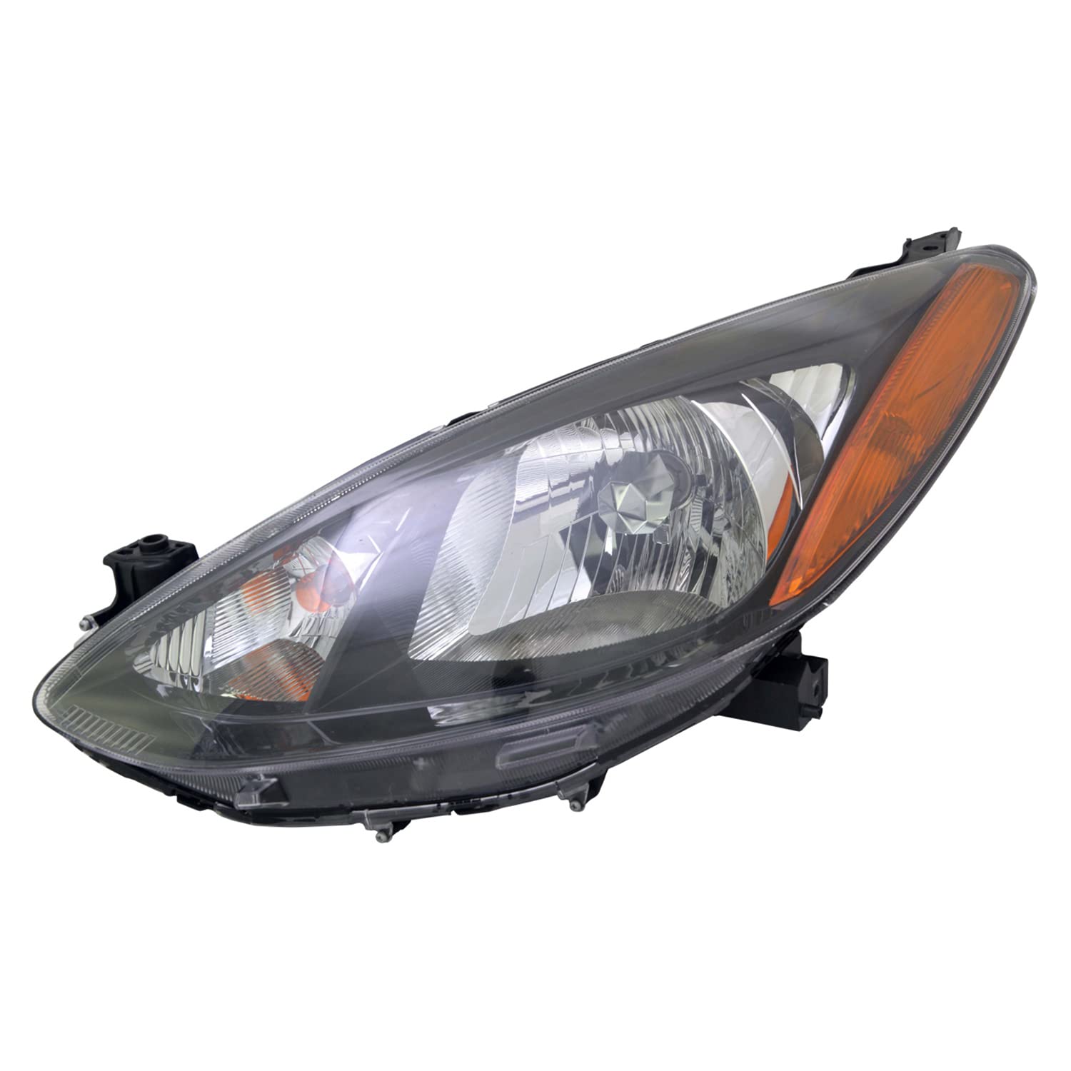 Left TYC Headlight Assembly Compatible with 2011-2014 Mazda Mazda2