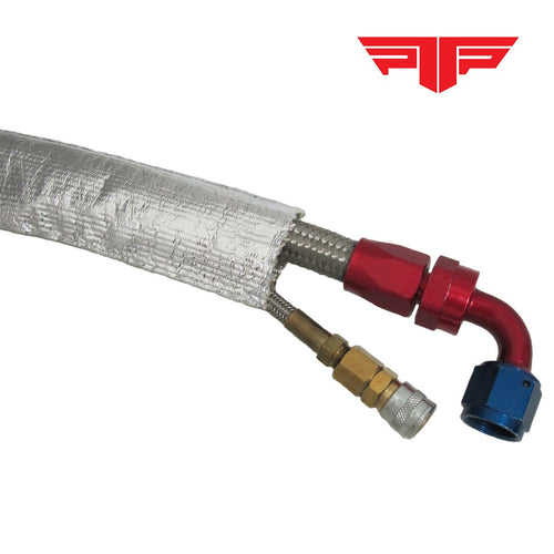 Heat Reflective Sleeve PTP - 1 1/4in (1.25") diameter x 3ft length