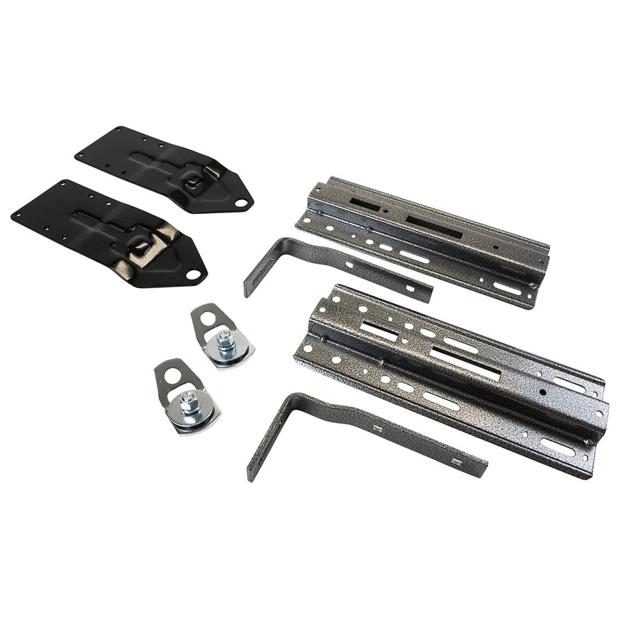 HappiJac Tie-Down Kit Truck Camper, Fits Select Chevrolet Silverado, GMC Sierra Classic Pickup Truck Beds, Includes Front Support Braces and Rear Anchors, Brackets - FT-CG9