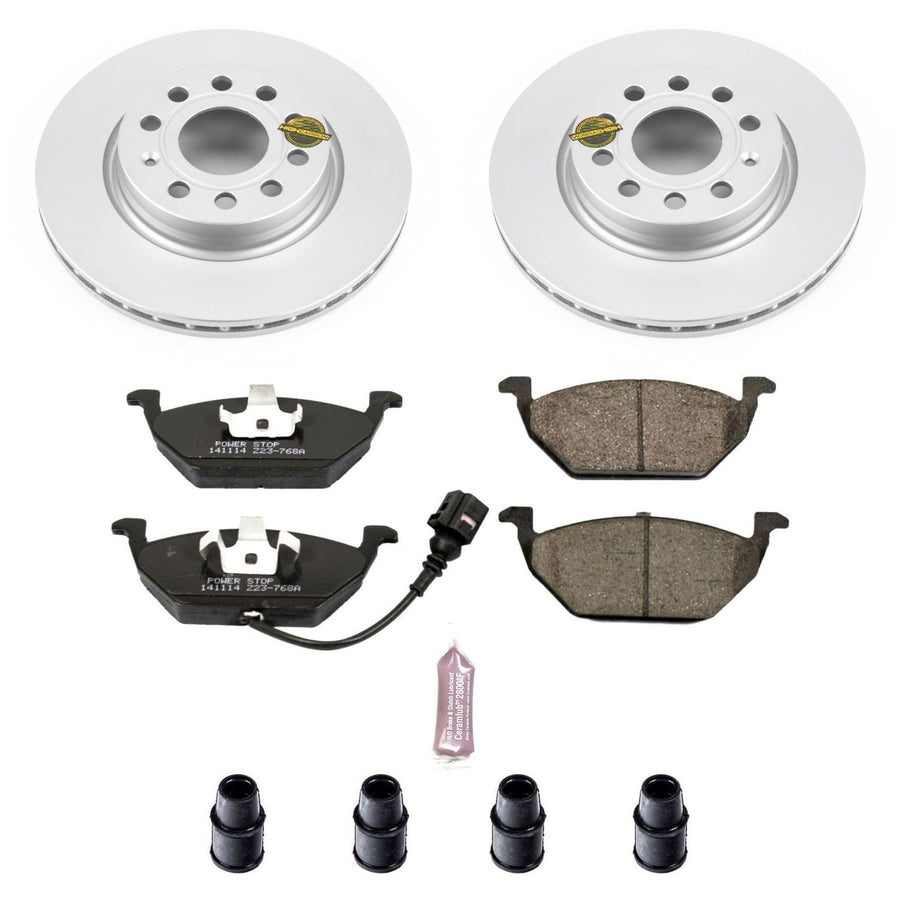Power Stop Z23 Evolution CRK6836 Front Sport Geomet® Coated Brake Kit