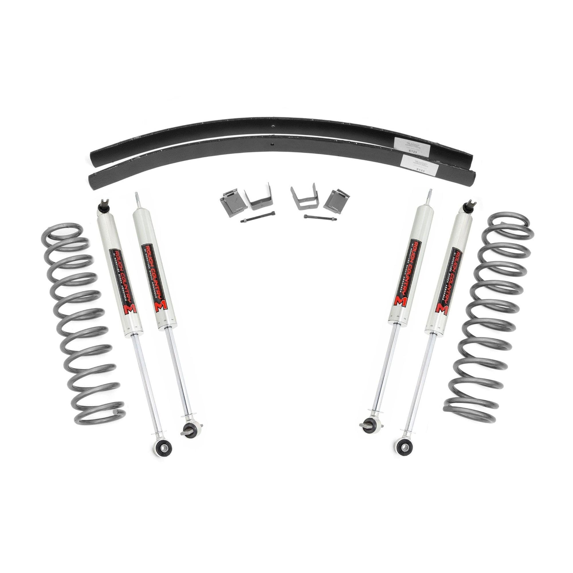 3" Lift Kit Rough Country for 1984-2001 Jeep Cherokee XJ 2WD/4WD - 67040