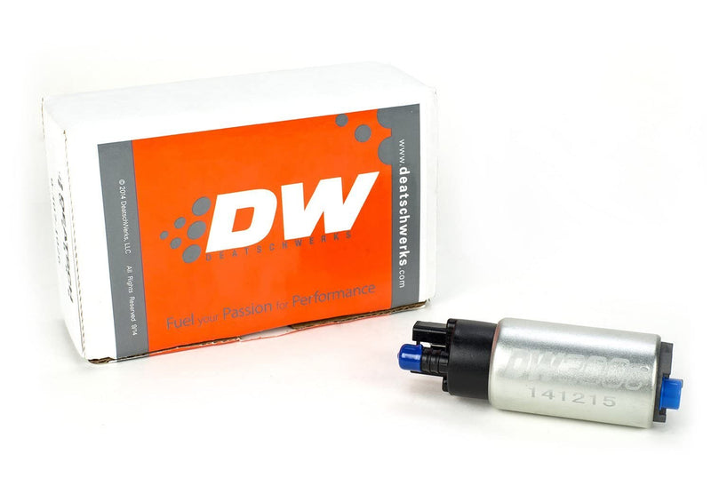9-307 DeatschWerks Compact Fuel Pump (340lph Without Clip), 1 Pack