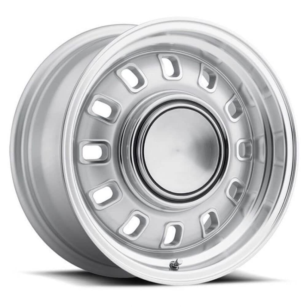 12 Slot Legendary Wheels - 15 x 7 in. - 4 x 4.5-3.75 bs - Silver