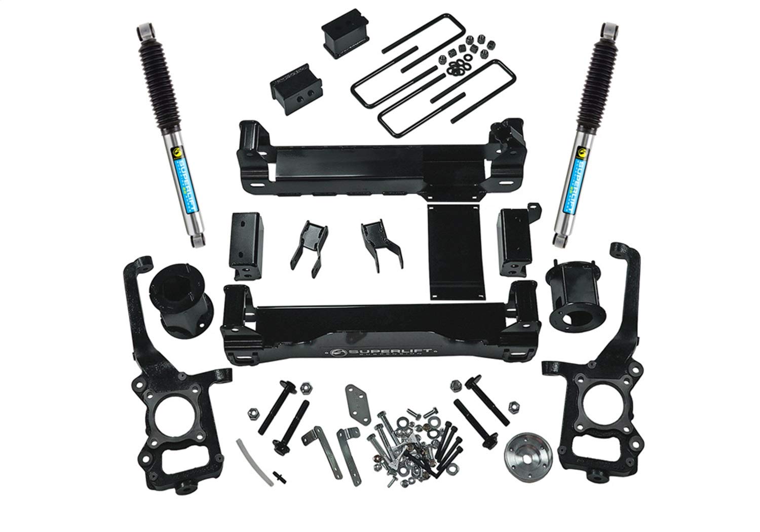SUPERLIFT SUSPENSION RealTruck 6" Lift Kit for Ford F-150 | Complete Lift Kit with Front Strut Spacers & Rear Bilstein 5100 Series Shocks | K179B | Fits 2009-2014 Ford F-150 4WD