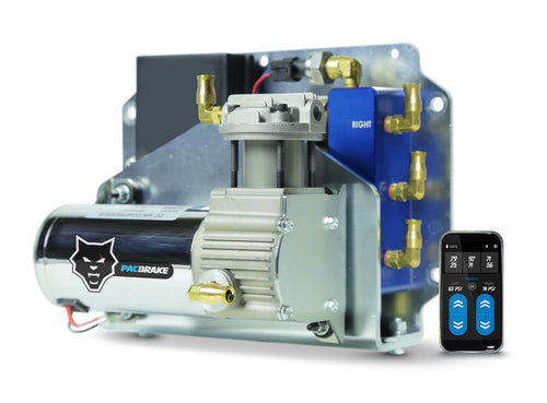 Pacbrake Dual Channel HP20327-QM-R (2nd Generation) Wirelesss Air Spring Controls (Quick Mount) with Remote