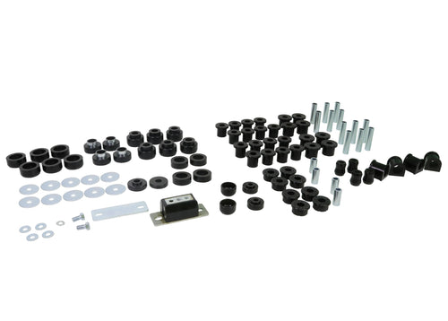 Whiteline Front and Rear WEK154 Suspension Bushing Kit Compatible with 87-95 Wrangler