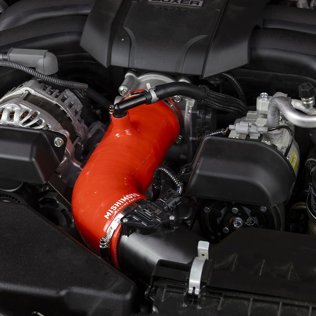 Mishimoto Induction Hose Silicone, Compatible with Subaru BRZ & Toyota GR86, 2022+, Black