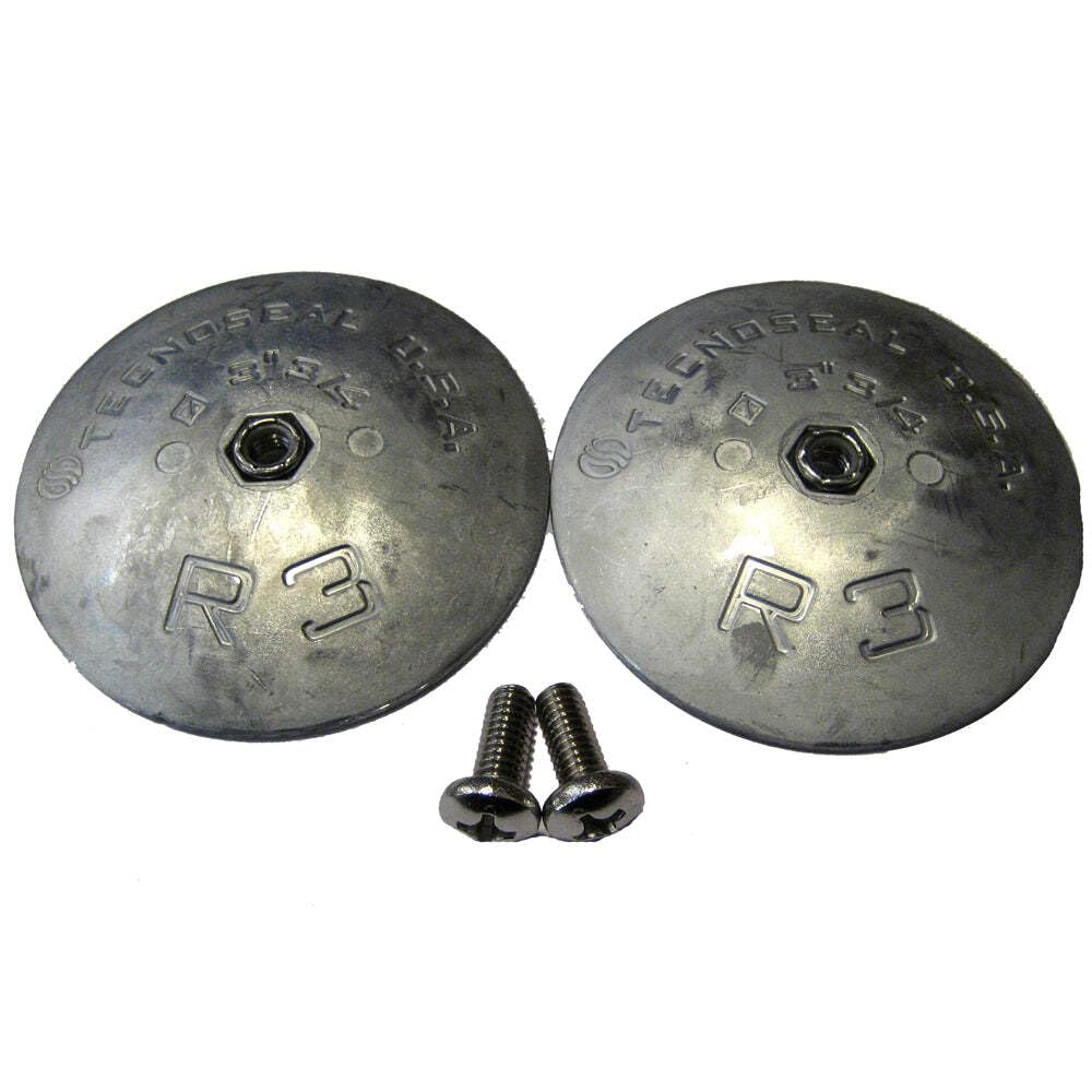 Pair Lenco Sacrificial Anodes, 3.75", Silver
