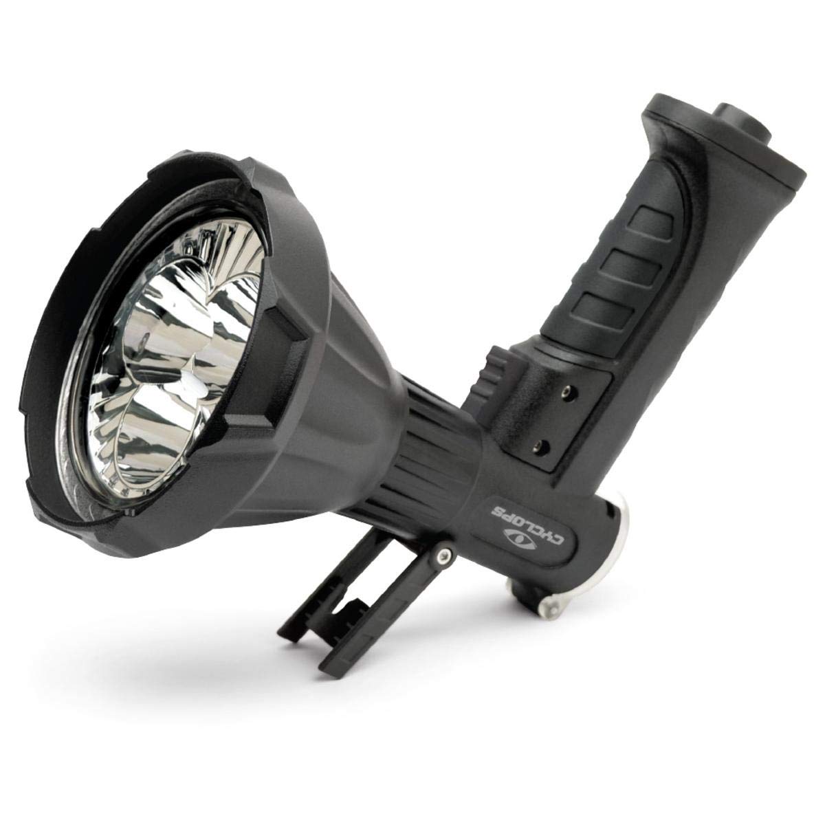 Rechargeable Cyclops Portable Handheld REVO RS 4000 Lumens Spotlight Flashlight with DC 12-24V Car Charger/Adapter