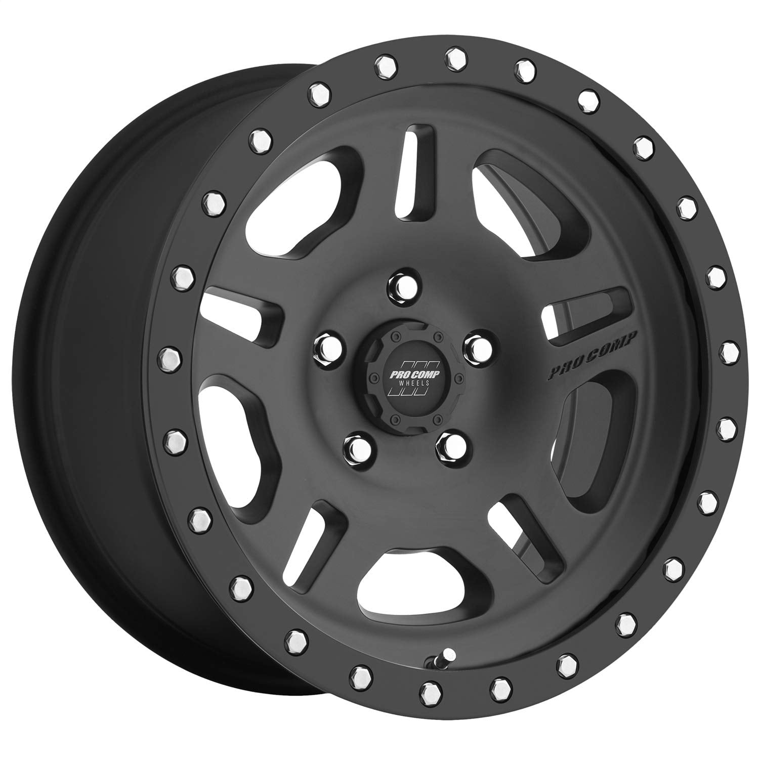 PXA29 Pro Comp Alloys 16X8 5X4.5 S-BLK 0MM - PXA5029-6865