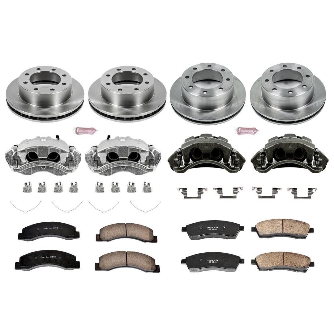 Power Stop 1-Click KCOE1906 Autospecialty Replacement Brake Kit with Calipers