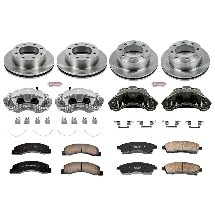 Power Stop 1-Click KCOE1906 Autospecialty Replacement Brake Kit with Calipers