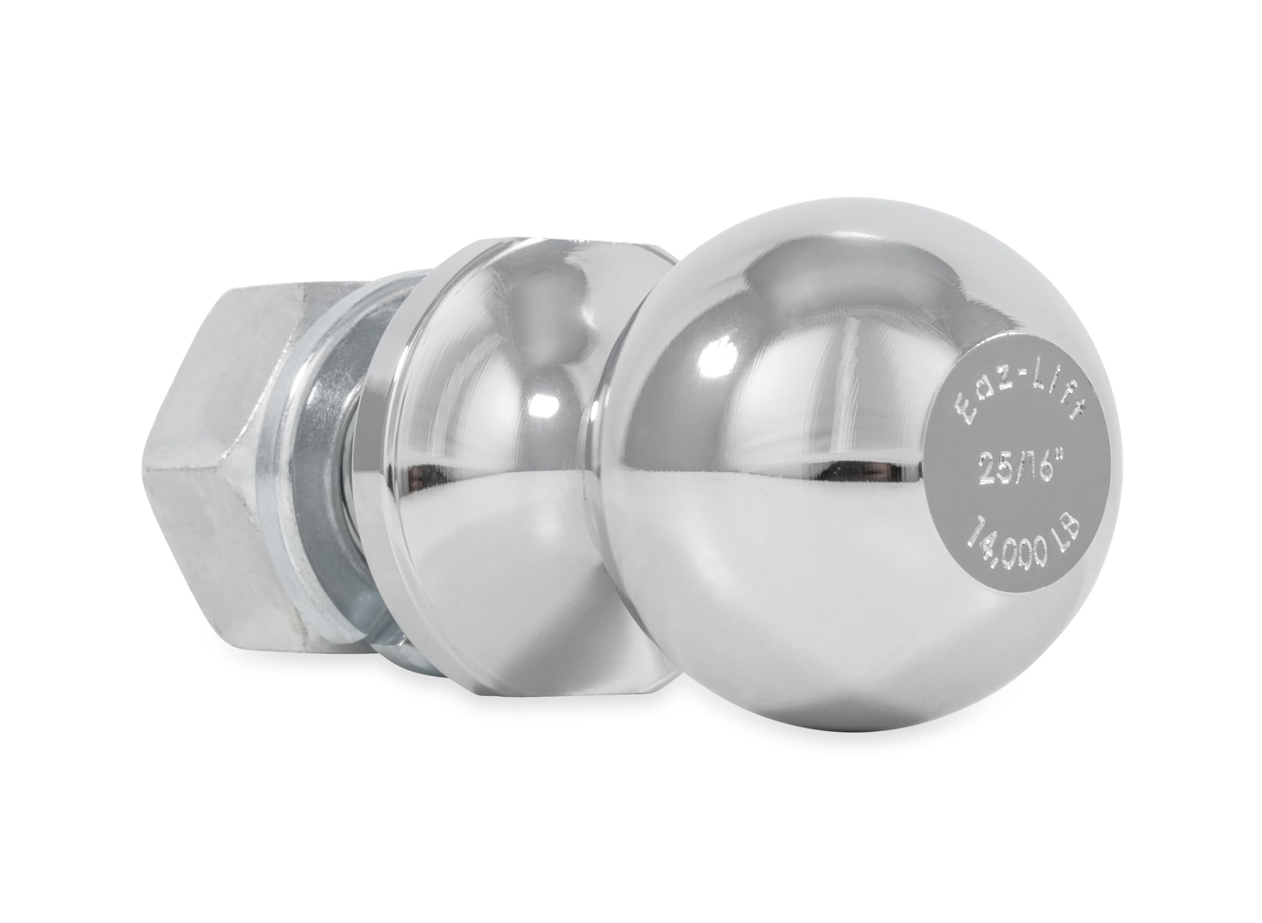 Chrome Hitch Ball, Rated 14000lb, 2-5/16" x 1-1/4" x 2-1/2"
