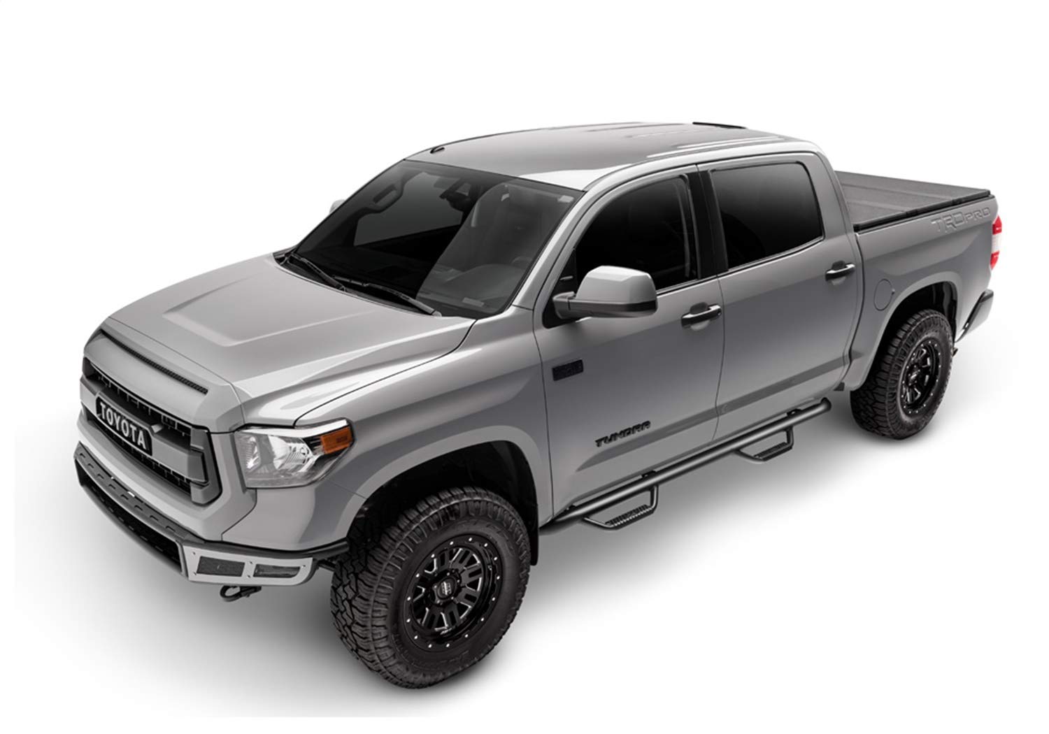 Nerf Steps RealTruck for RAM | Heavy Duty Steel, Wheel-to-Wheel, Textured Black | D10110MC-TX | Fits 2010 - 2018 Dodge Ram 2500 / 3500 Mega Cab