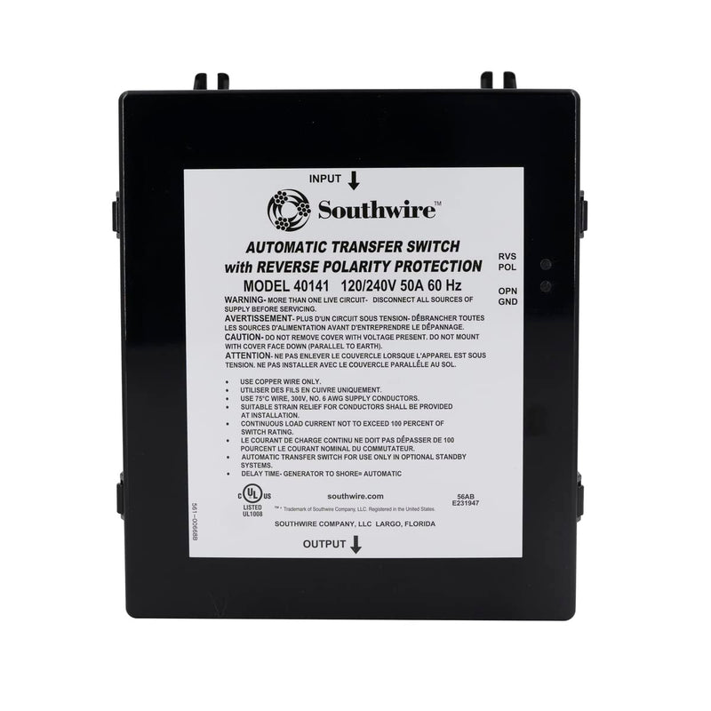 Reverse Polarity 50A Transfer Switc