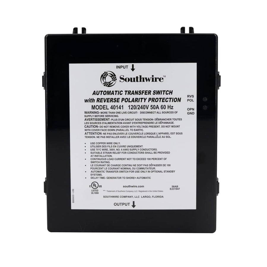 Reverse Polarity 50A Transfer Switc