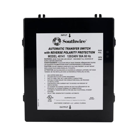 Reverse Polarity 50A Transfer Switc