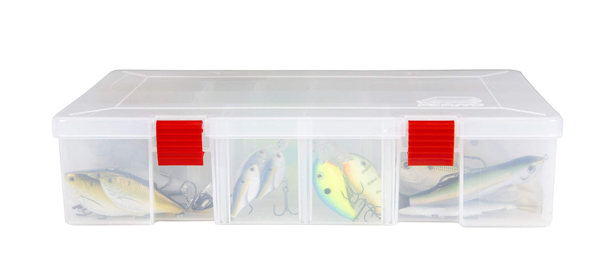 3700 DEEP Plano Rustrictor Stowaway, Premium Tackle Storage with Rust Prevention, Clear