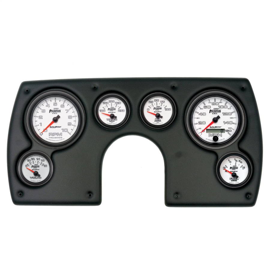 AutoMeter Dash Kit Direct Fit, (3 3/8" X2, 2 1/16" X4), Chevy Camaro 69, Phantom Ii (2921-10)