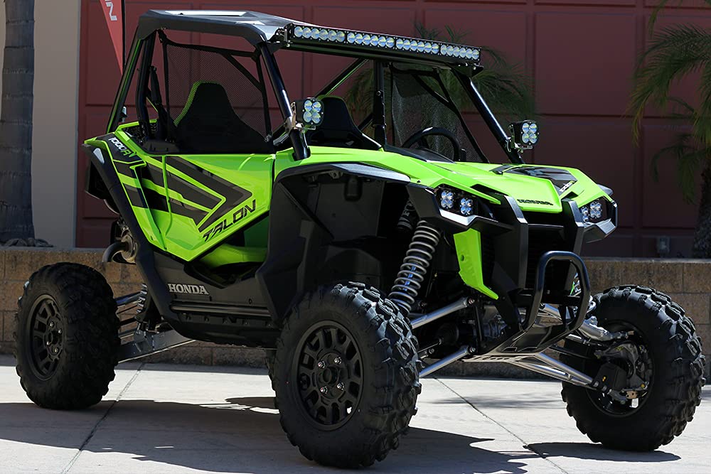 Baja Designs Pro Squadron LED Headlight Kit for Honda Talon 2019-21 UTV (Multi-Pattern; Clear)