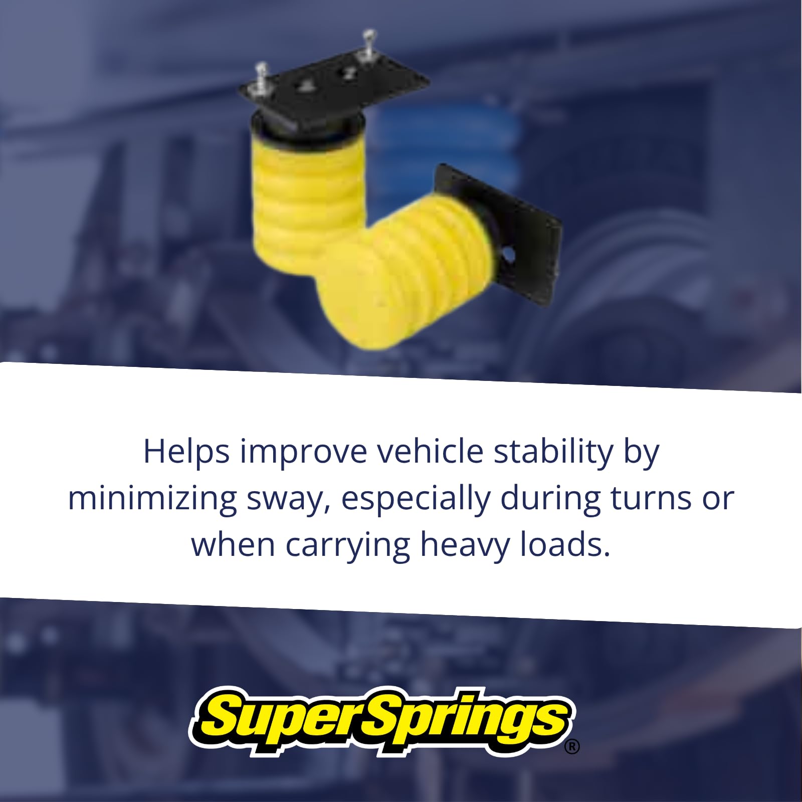 SumoSprings Rear for Chevrolet Silverado 2500|3500, GMC Sierra 2500|3500, Yellow SuperSprings SSR-211-54