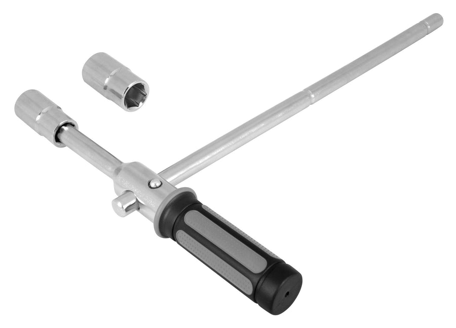 W8 Performance Tool Collapsible Lug Wrench - Heavy Duty Heat Treated Steel, Compact Storage, Double Ended Sockets, Nylon Pouch Included, 1/2-Inch Drive