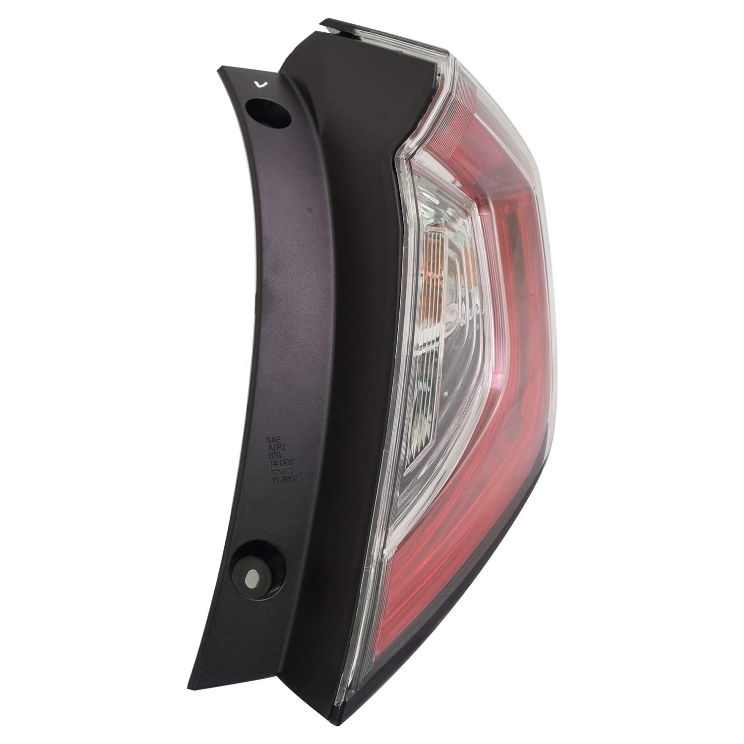 Right TYC Tail Light Assembly Compatible with 2017-2021 Honda Civic
