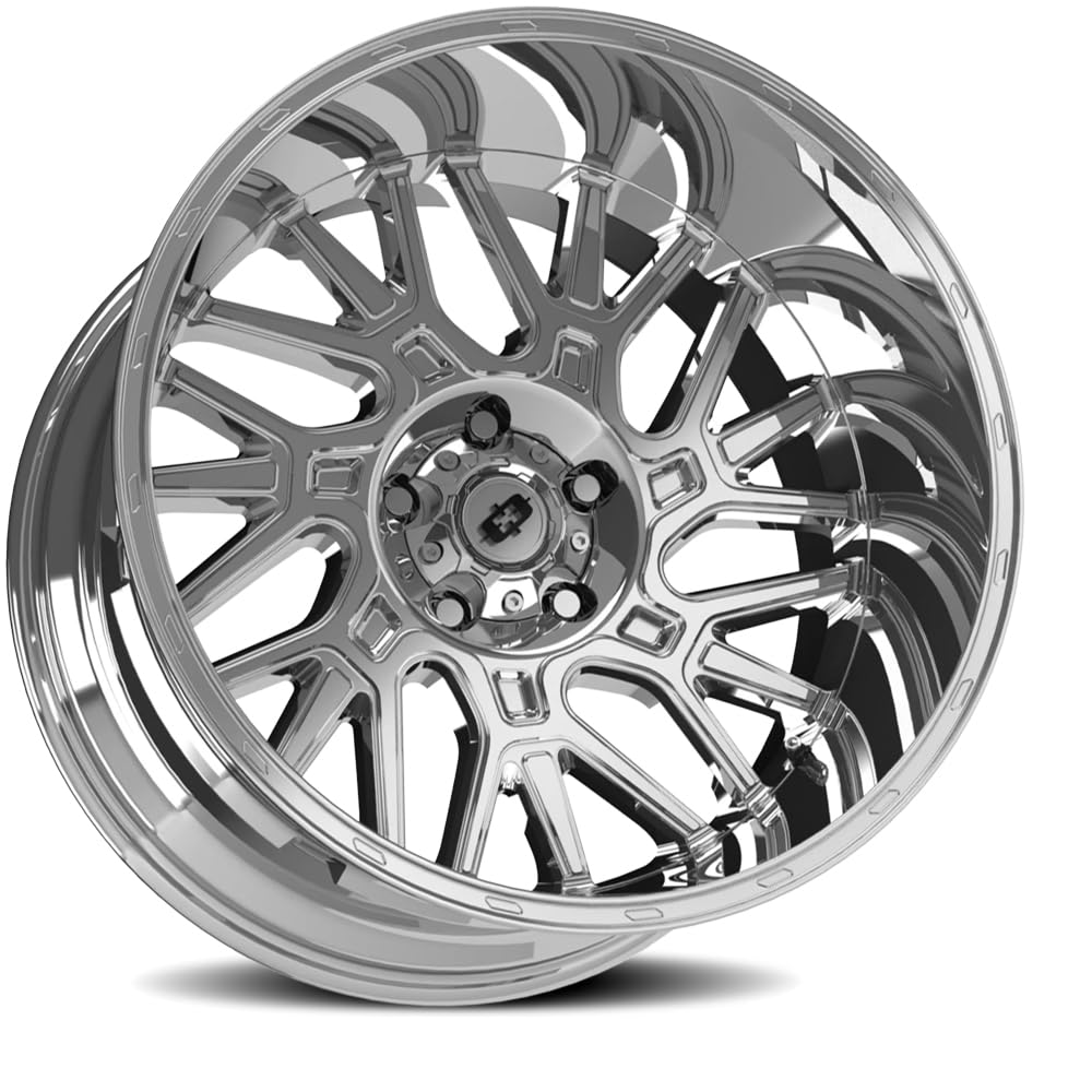 20x9 Vision 404 Brawl Chrome Wheel Rim +12mm 20 Inch