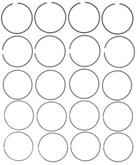 Engine MAHLE Piston Ring Set 42299CP