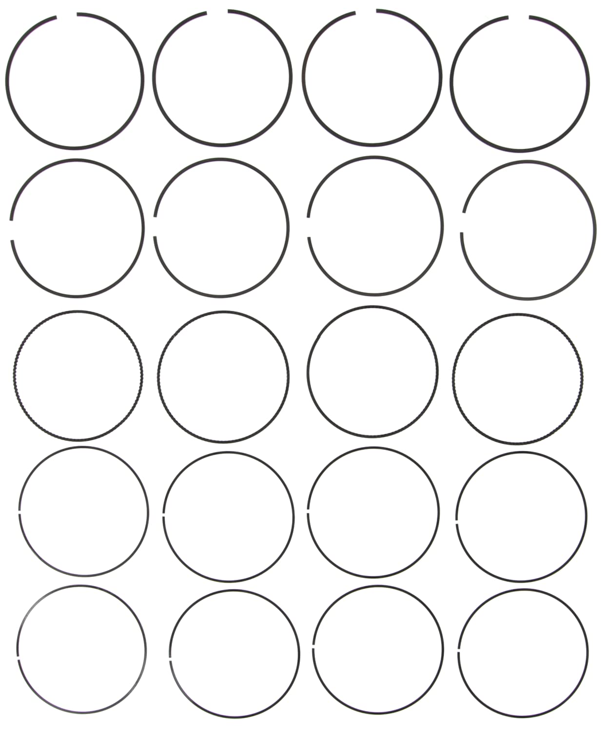 Engine MAHLE Piston Ring Set 42299CP