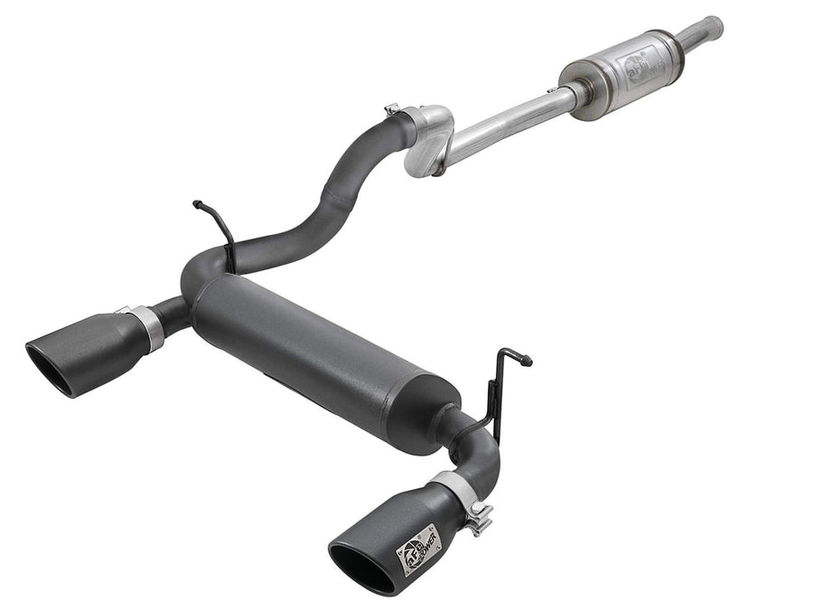 Rebel Series aFe Power 49-48066-B Performance Cat-Back Exhaust System