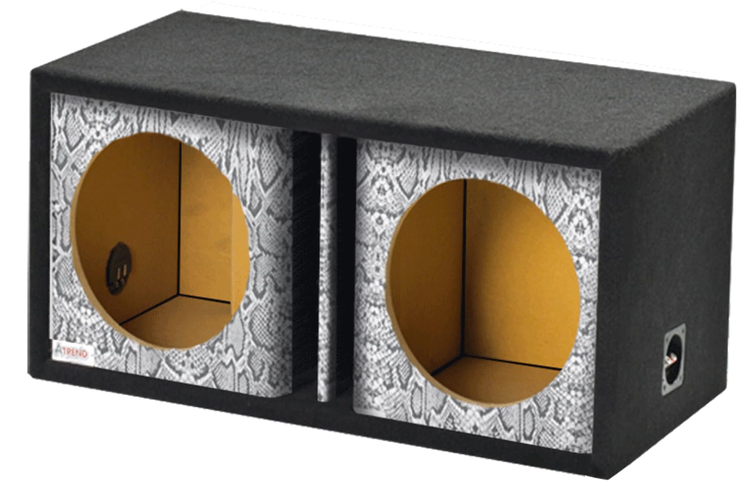 Atrend 15DVR-Reptile Style GFX Series Dual Vented Divided Chamber 15" Subwoofer Enclosure