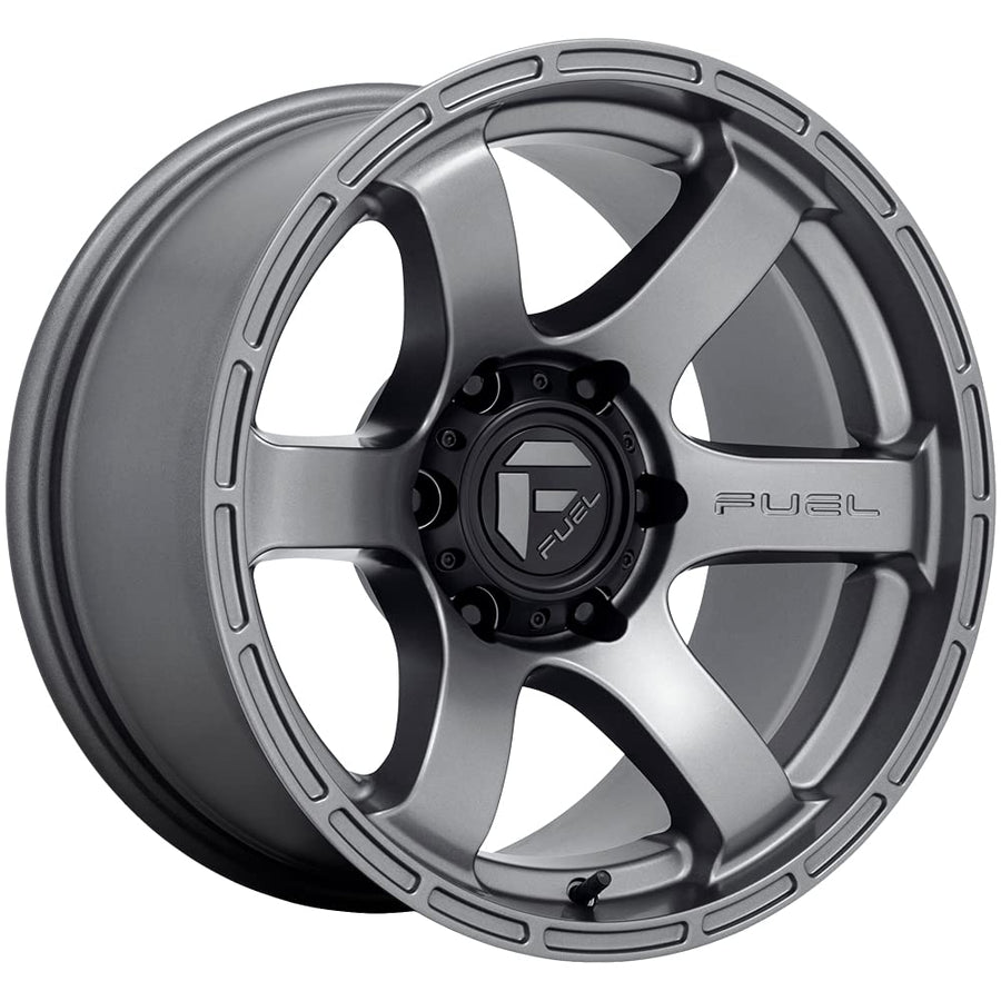 D767 RUSH FUEL OFF-ROAD 18X9, 5X5.0, 5.04, 1mm MATTE GUN METAL - D76718907550