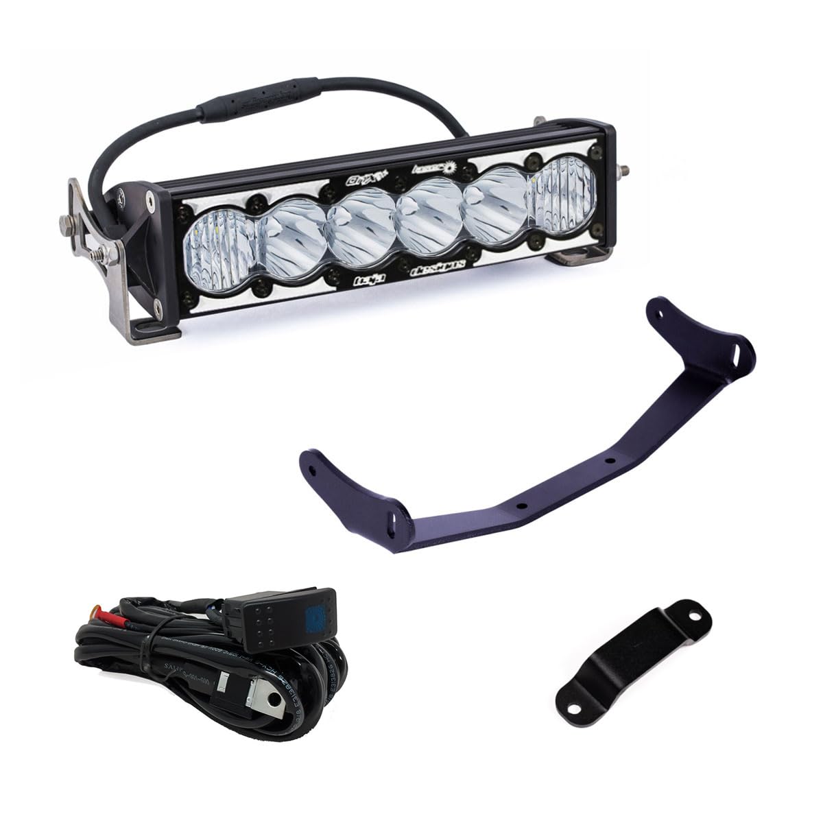 Baja Designs 10-inch OnX6+ Laser Hybrid Light Bar for Can-Am Maverick R UTV