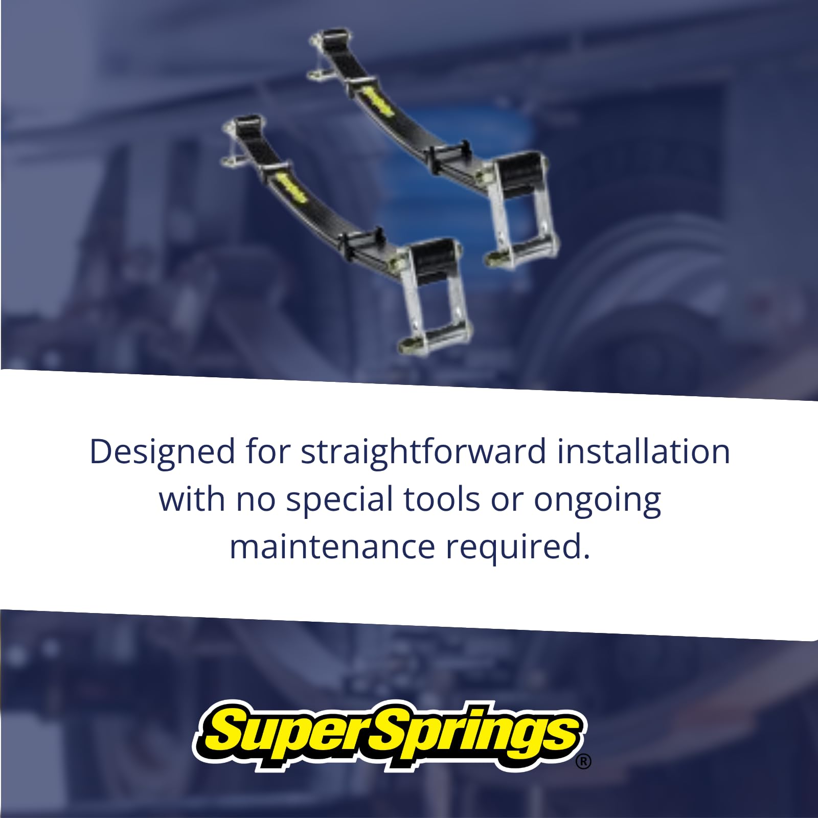 Black SuperSpring SSA33 SuperSprings, 2 Pack