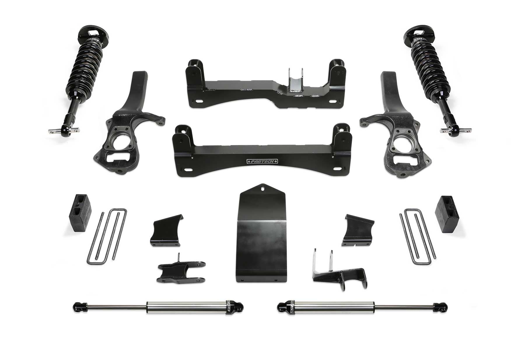Fabtech Performance K1133DL Lift System w/Shocks 6 in. Lift Incl. Front Non Reservoir Coilovers And Rear Dirt Logic Shocks Lift System w/Shocks