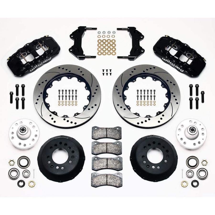 Front AERO6 Hub Kit,14.00,Drilled