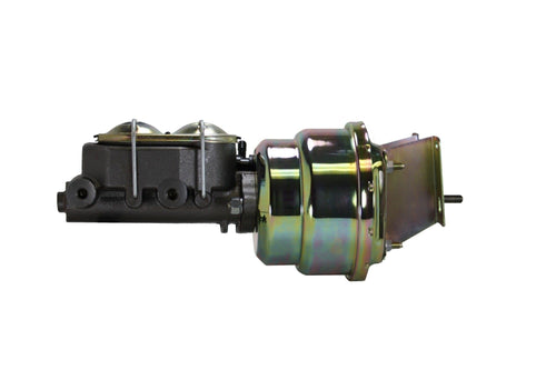 Compact-10 Series Leed Brakes 7 Inch Dual Power Booster With 1-1/8In Bore Master Zinc Plated