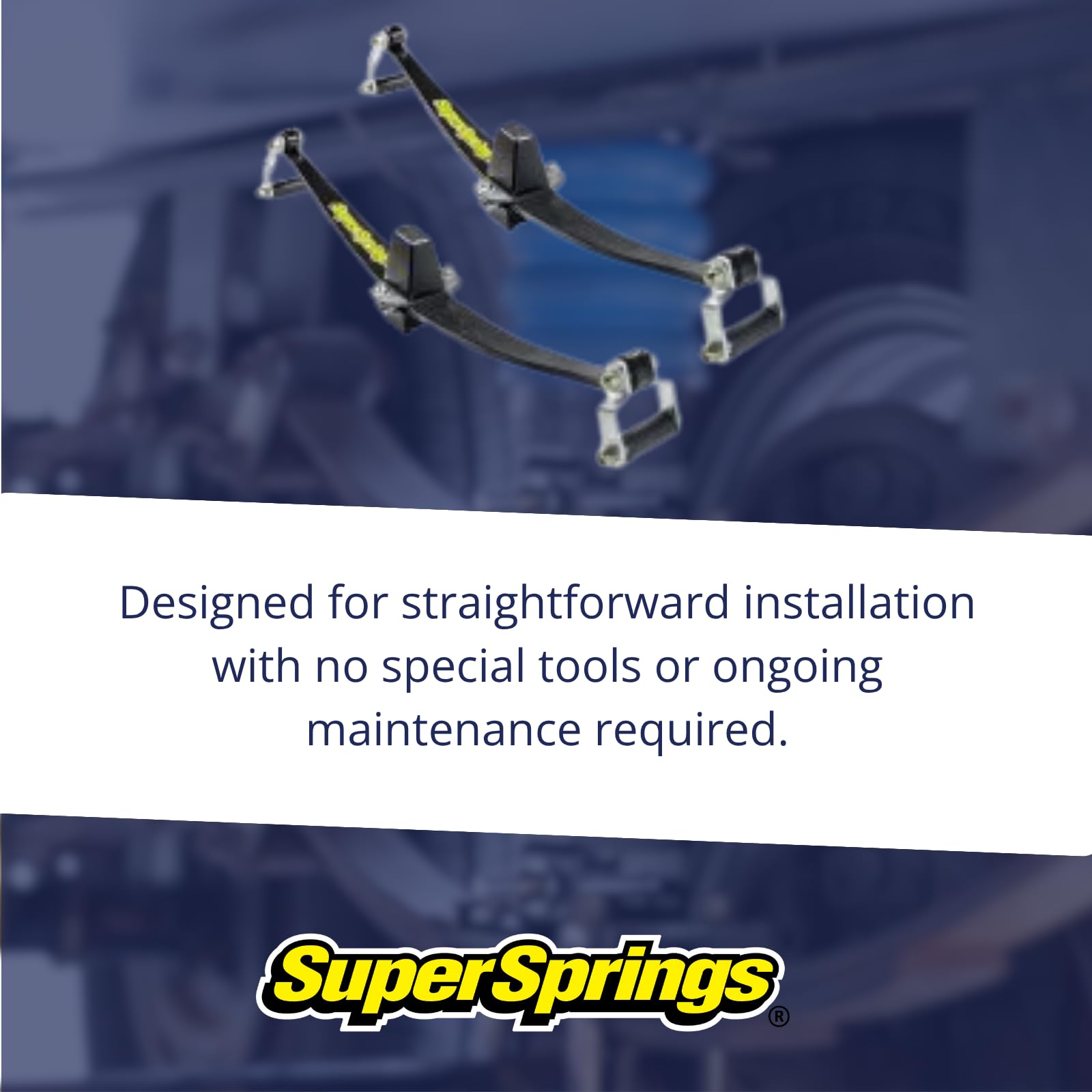 SuperSprings SSA27 for Toyota Tundra, black