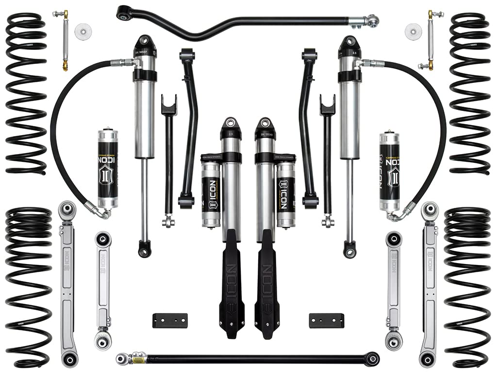 Stage 7 Suspension System, ICON 2.5" Lift, Billet UCA, Compatible with 2020-Up Jeep Gladiator, K22107