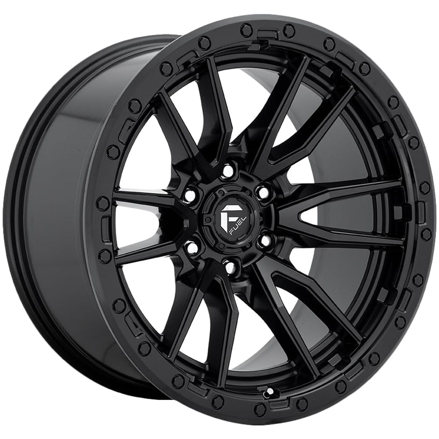 D679 REBEL FUEL OFF-ROAD 17X9, 6X135, 5.04, 1mm MATTE BLACK - D67917908950