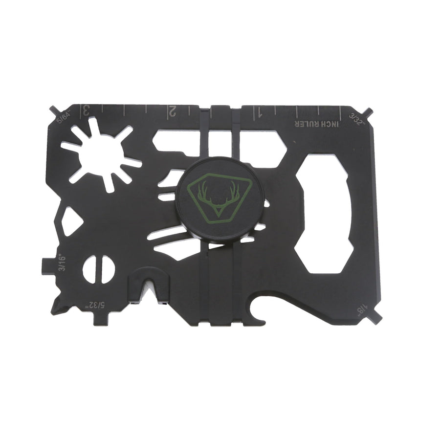HME Hunting Compact Lightweight Multi-Functional 20-in-1 Pocket Wallet Tool for Bows & Arrows