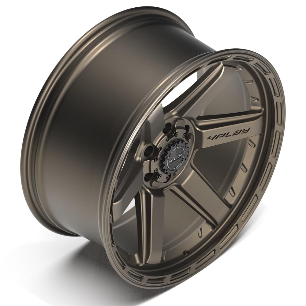 22 Inch 4PLAY Wheels Rim 4P63 Fits 6x135 & 6x139.7 22x10 Satin Bronze (1)
