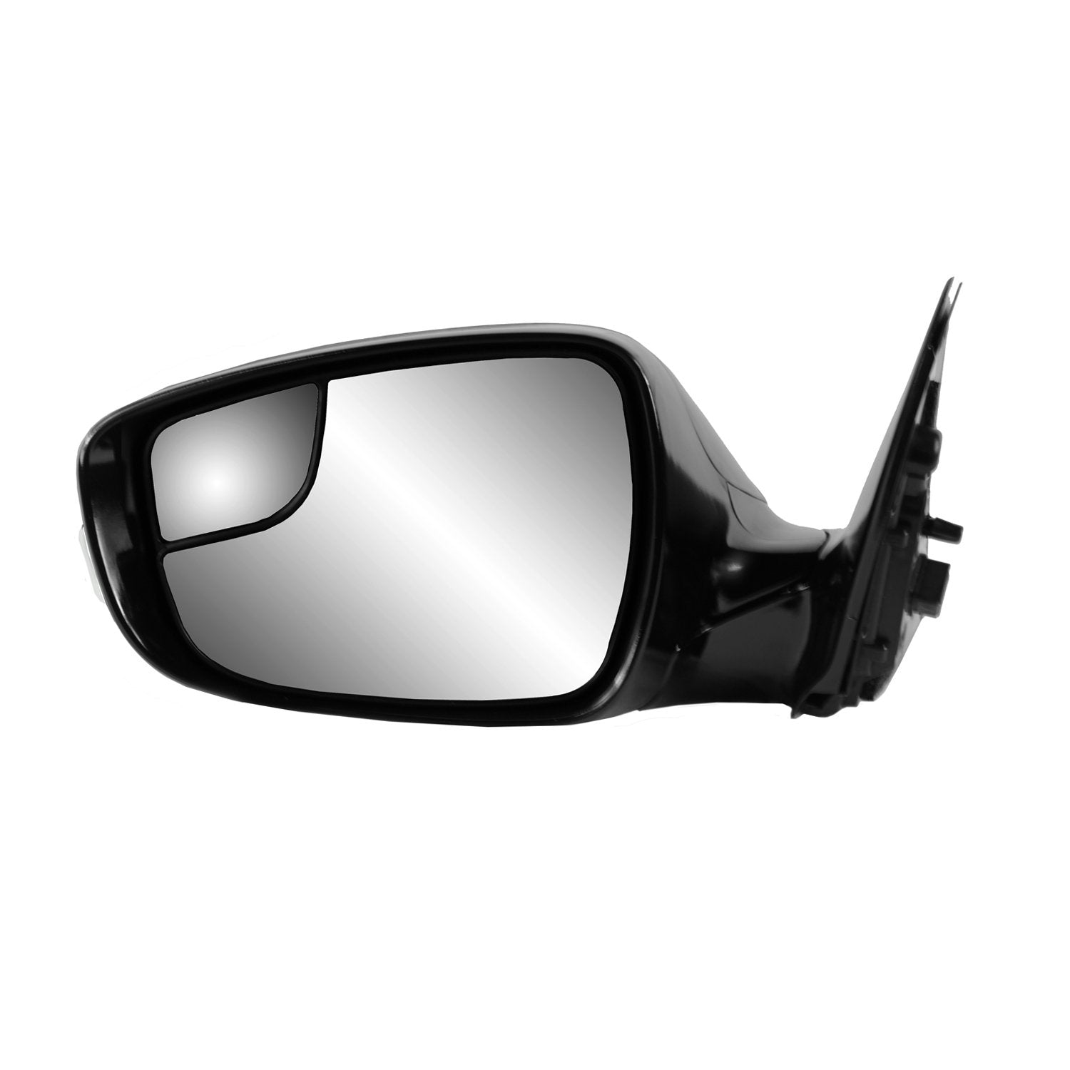 Driver Side Fit Mirror for Hyundai Veloster, Black w/PTM Cover, spot Mirror, w/Panoramic roof, Foldaway, Heated Power