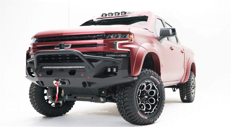 19-C Silverado 1500 Fab Fours Matrix Front W/Pre-Runner Guard Bare